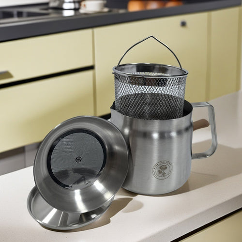 Stainless Steel Fryer | Durable Oil Filtration | Stornfield