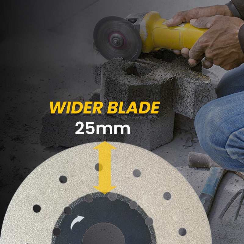Porous, widened cutting blade | Smooth and precise cuts | Stornfield