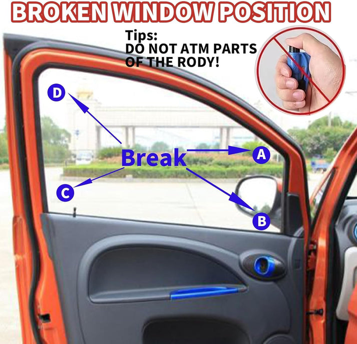 Window breaker & seatbelt cutter | Emergency escape tool | Stornfield