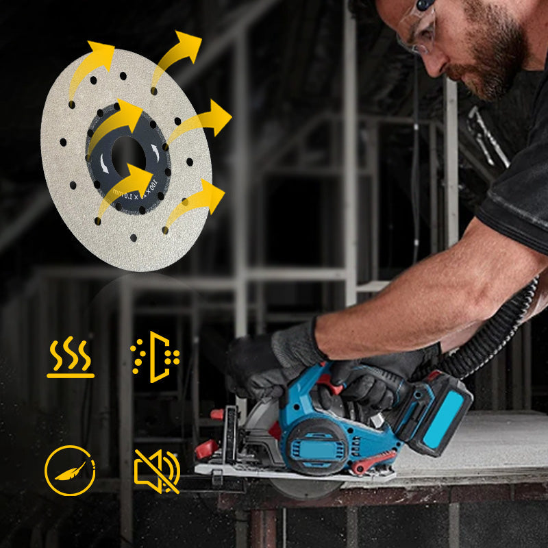 Porous, widened cutting blade | Smooth and precise cuts | Stornfield