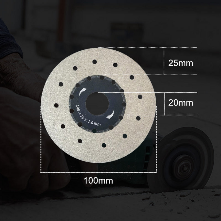 Porous, widened cutting blade | Smooth and precise cuts | Stornfield