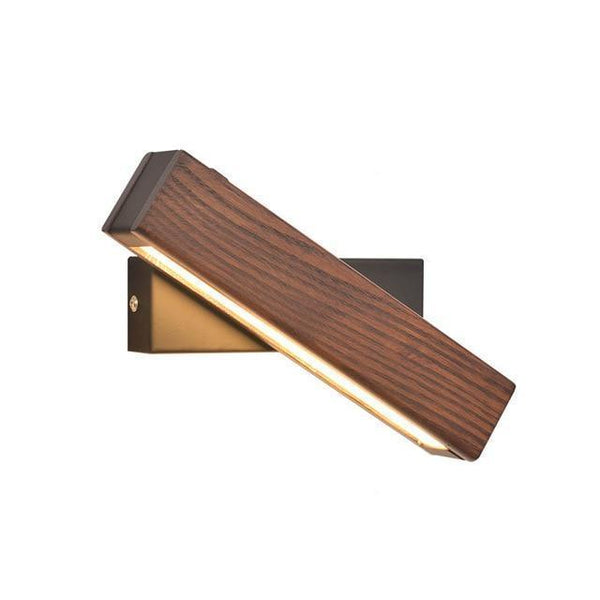 Nordic swivel LED wall light | Minimalist wood design | Stornfield