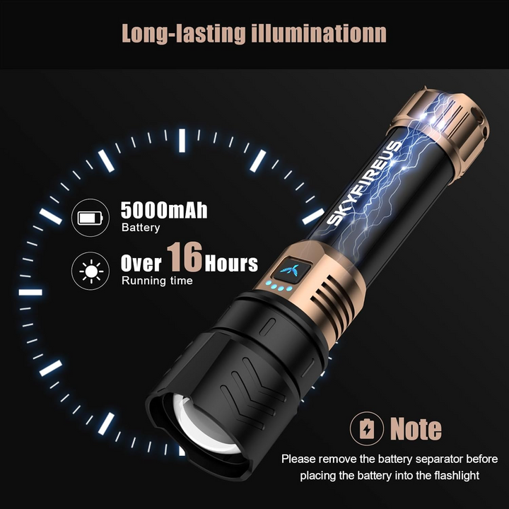 Ignition flash light | Ultra-bright, Zoomable and Ready to Fire | Stornfield