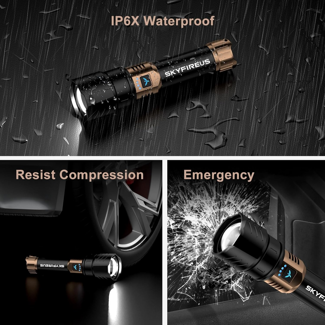 Ignition flash light | Ultra-bright, Zoomable and Ready to Fire | Stornfield