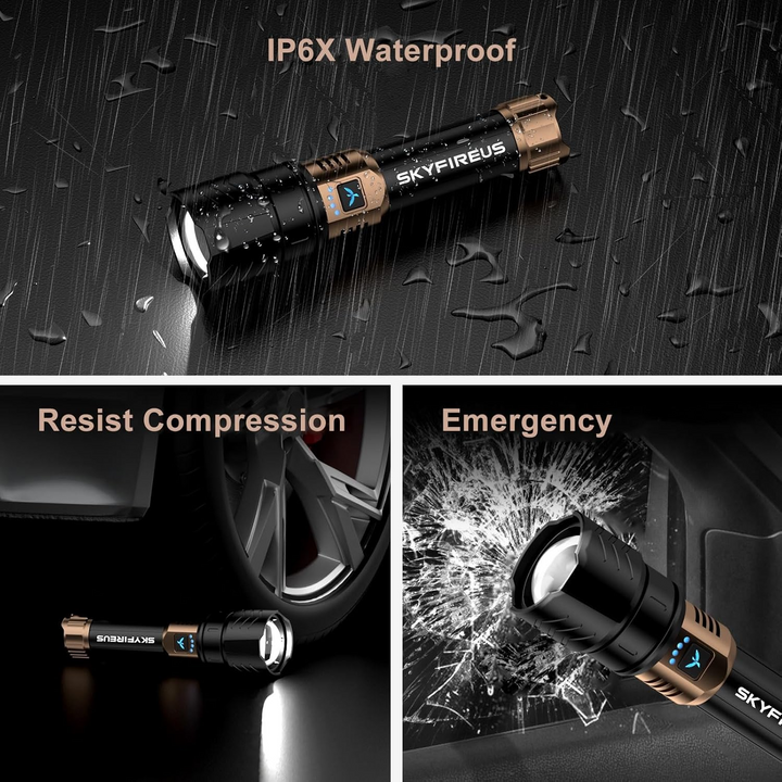 Ignition flash light | Ultra-bright, Zoomable and Ready to Fire | Stornfield