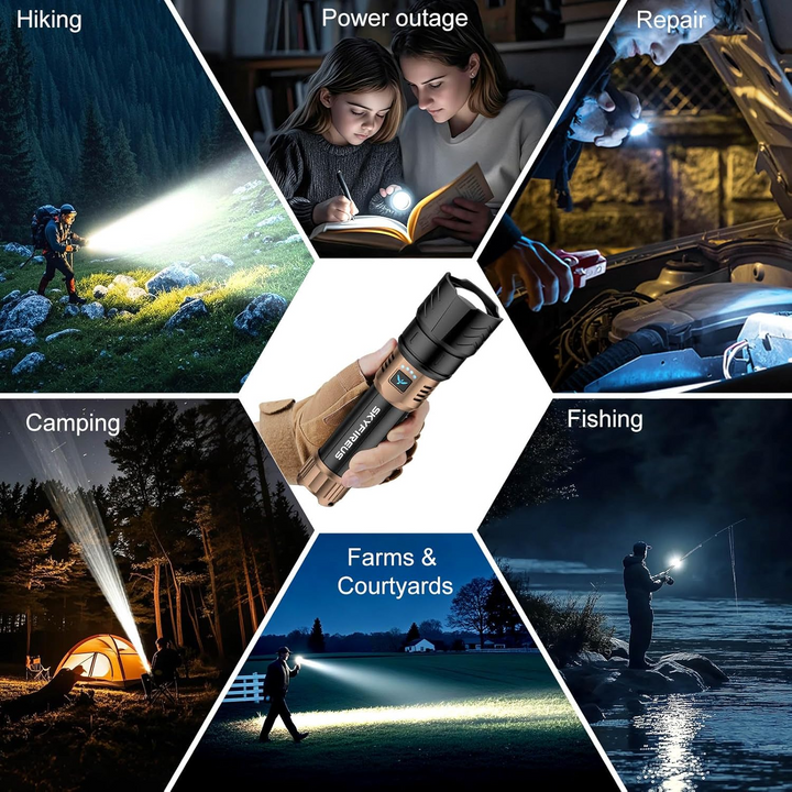 Ignition flash light | Ultra-bright, Zoomable and Ready to Fire | Stornfield