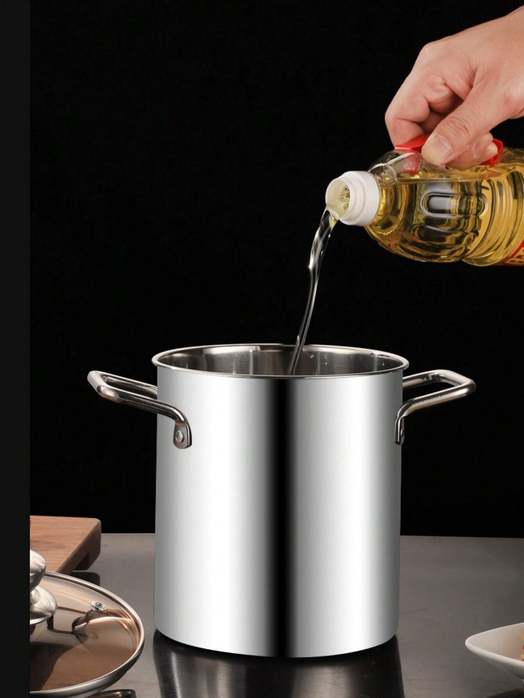 Stainless Steel Deep Fryer | Enjoy Crispy Foods with Less Oil | Stornfield