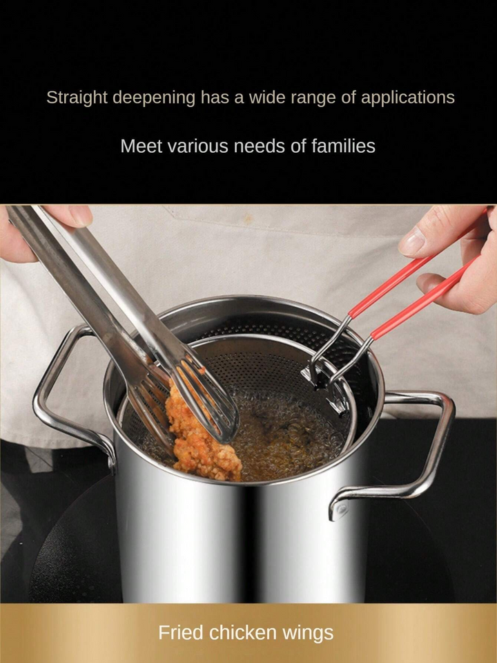 Stainless Steel Deep Fryer | Enjoy Crispy Foods with Less Oil | Stornfield