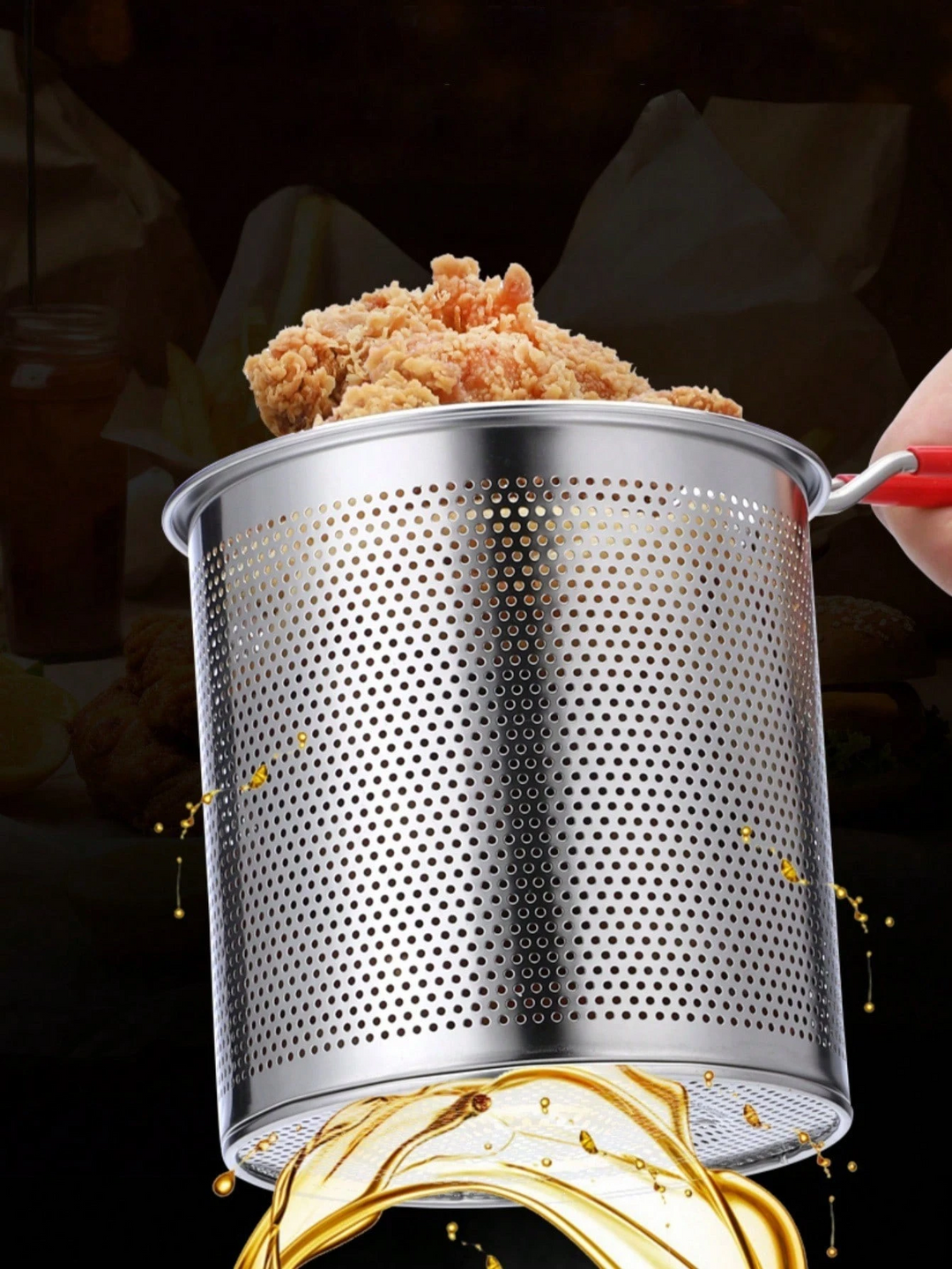 Stainless Steel Deep Fryer | Enjoy Crispy Foods with Less Oil | Stornfield