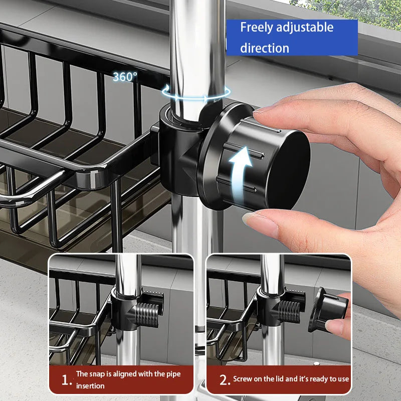 Elegant Stainless Steel Sink | The Stylish Way to Stay Organized | Stornfield