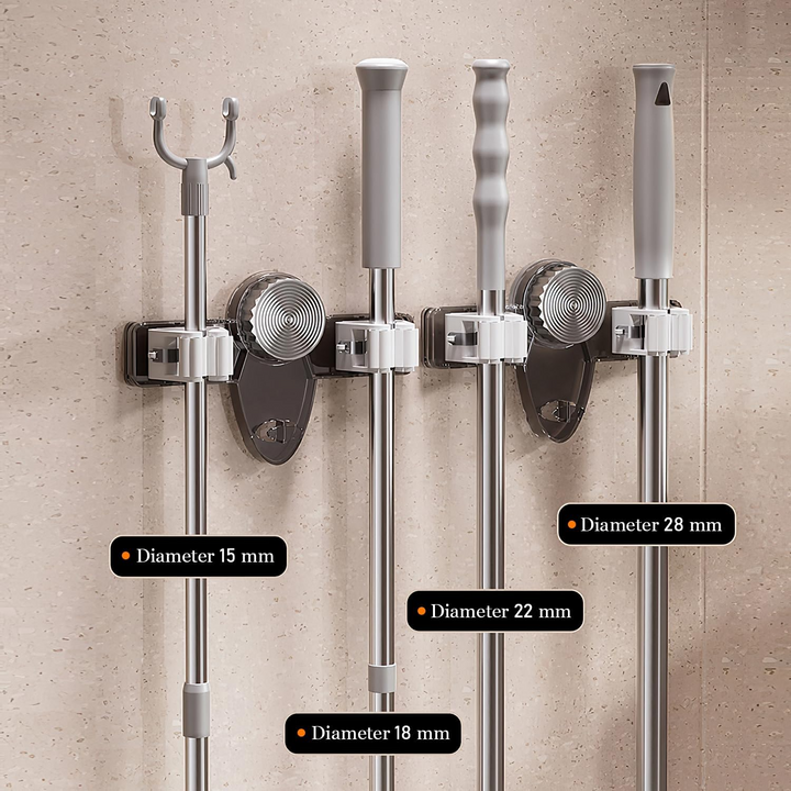 Wall Grip Organization Rack | Slim Hold for Pugs & More | Stornfield