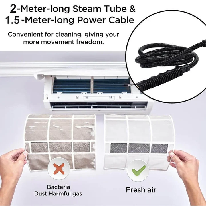 Stornfield | 2500W High Pressure Steam Cleaner with Gloves