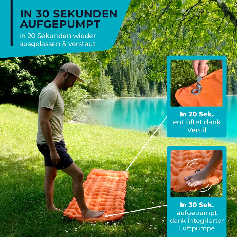 Ultra-light Sleeping Mat | Easy, Comfortable, Stress-free Setup | Stornfield