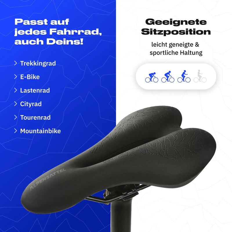 Ergonomic bicycle saddle | No more back and butt pain | Stornfield