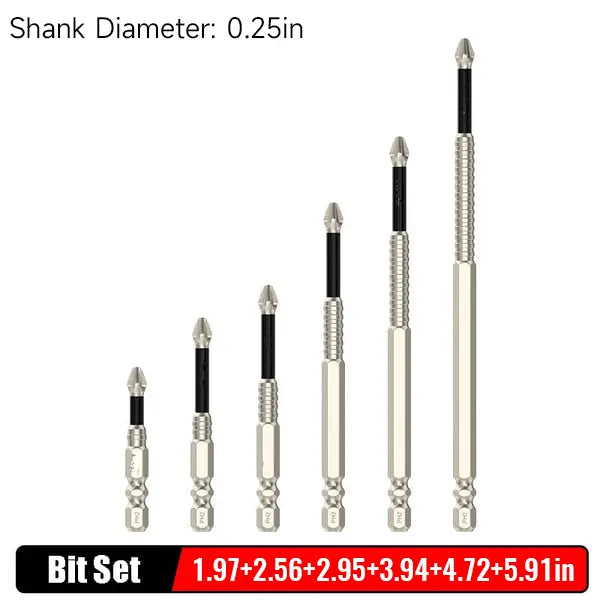 Precision Magnetic Screwdriver Bits | Secure Grip, No Slipping | Stornfield