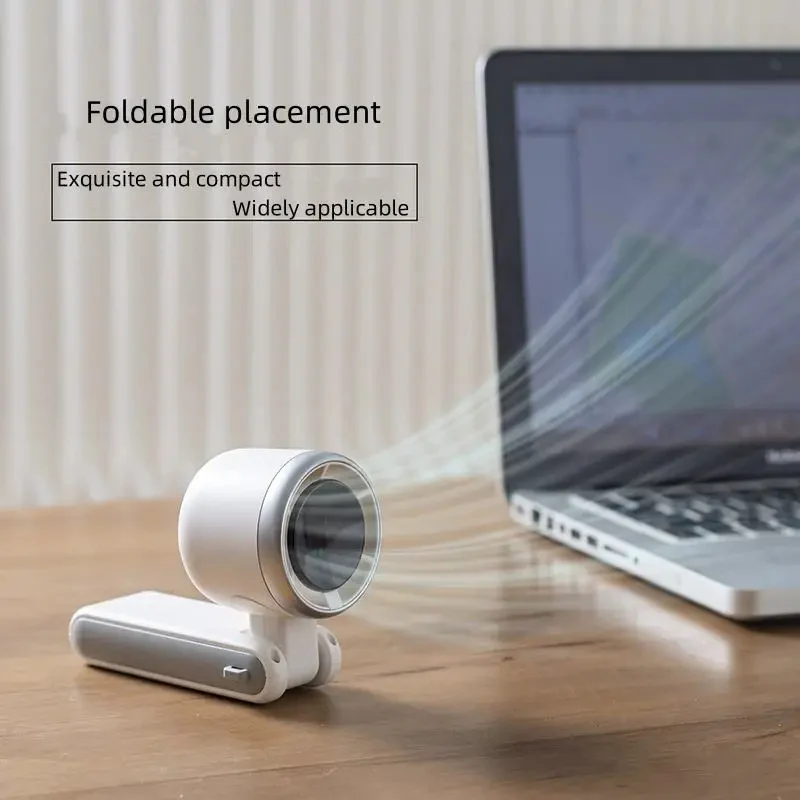 Foldable Handheld Turbo Fan with Digital Display | Stornfield