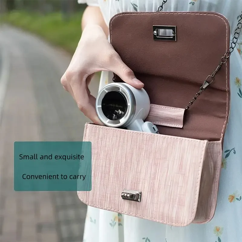 Foldable Handheld Turbo Fan with Digital Display | Stornfield