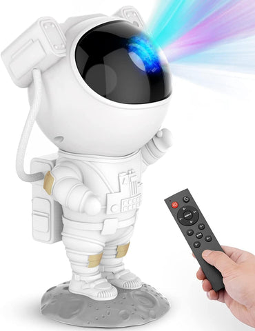 Starry Sky Astronaut | LED Galaxy Projector Night Light for Bedroom & Kids | Stornfield