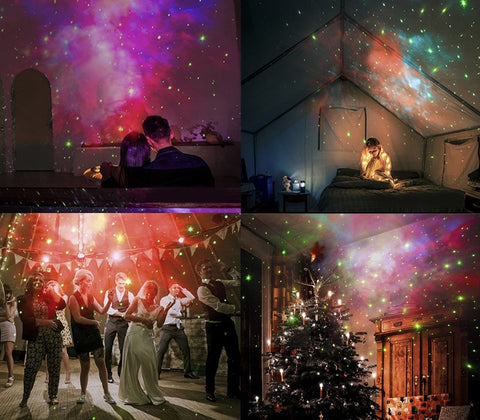 Starry Sky Astronaut | LED Galaxy Projector Night Light for Bedroom & Kids | Stornfield
