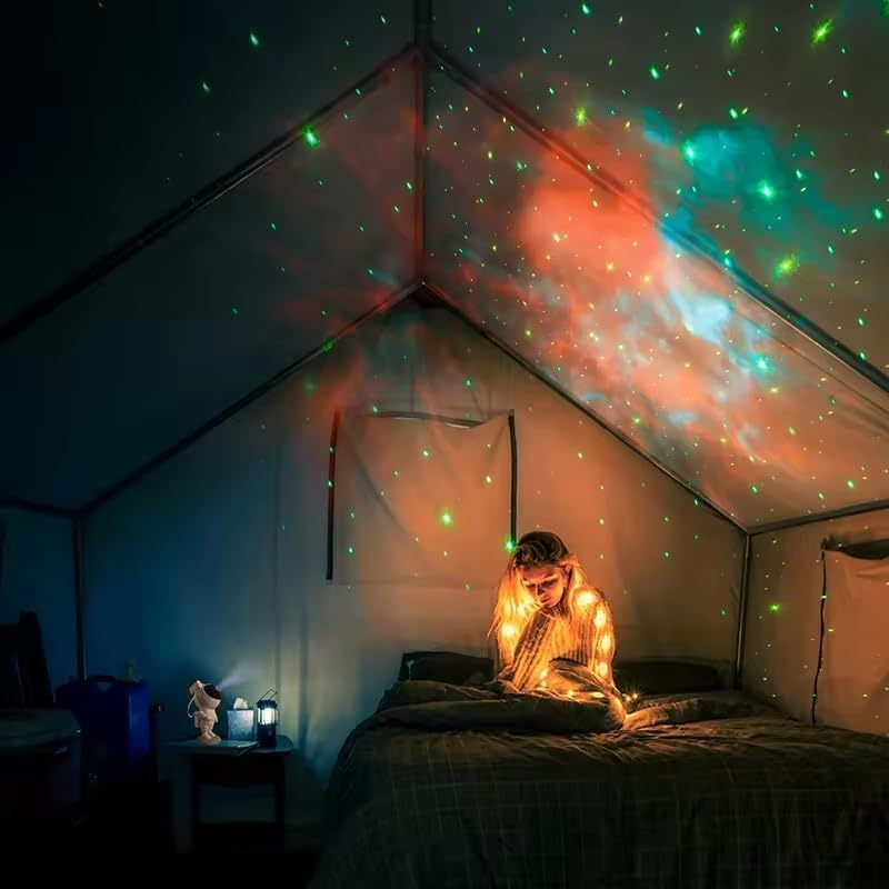 Starry Sky Astronaut | LED Galaxy Projector Night Light for Bedroom & Kids | Stornfield