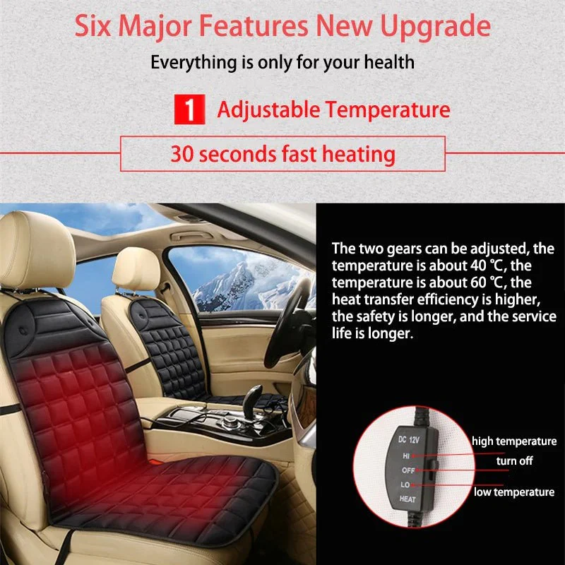 Stornfield | Heated Car Seat Cushion
