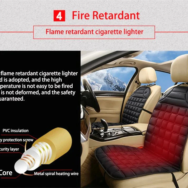 Stornfield | Heated Car Seat Cushion