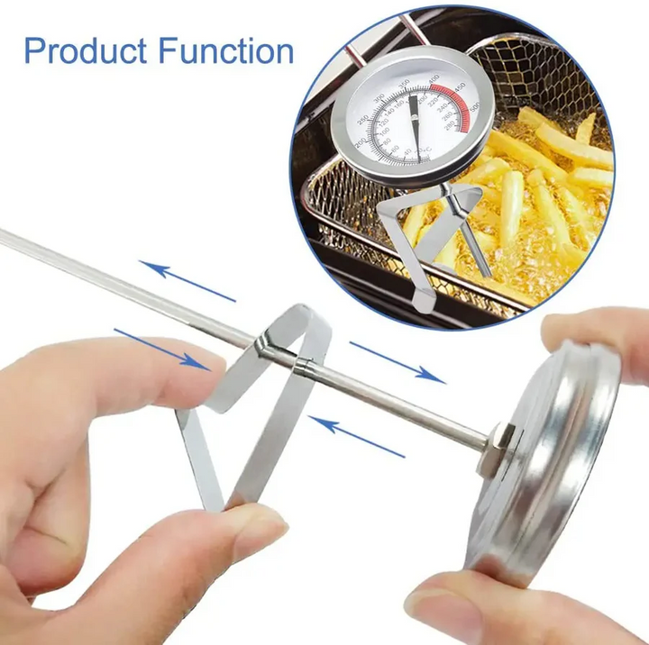 Stornfield | Stainless Steel Deep Fry Thermometer with Long Probe