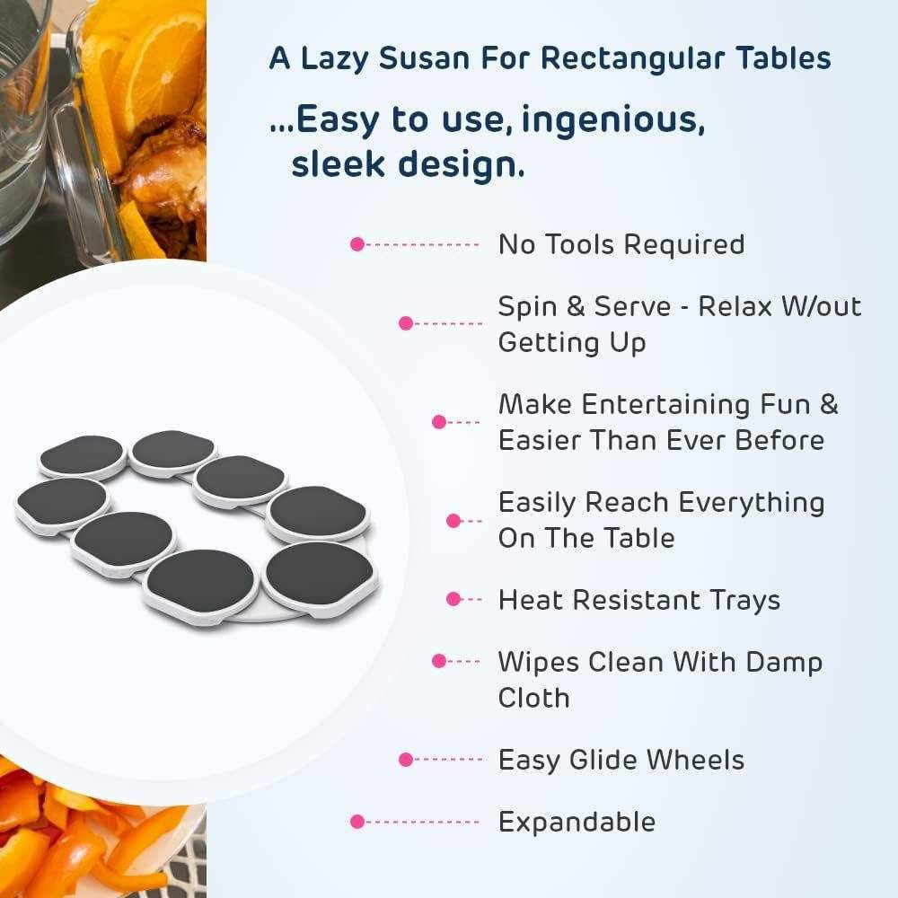 Turntable for dining tables | Enjoy your meals together with ease. | Stornfield