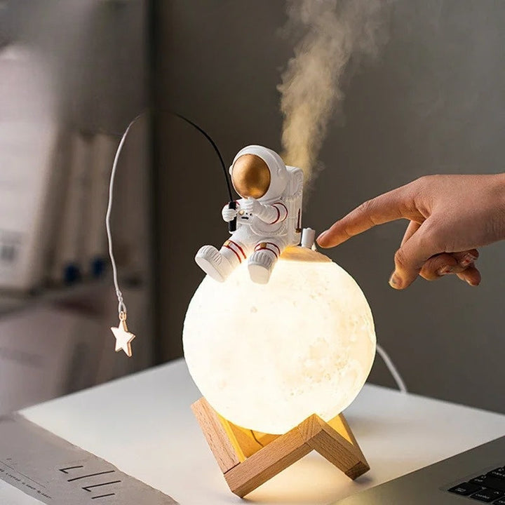 3D Astronaut Moon Lamp with LED Night Light, Dimmable Touch Control and Decoration for Children's Room | Stornfield
