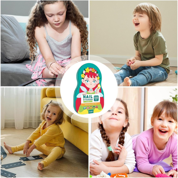Kids Nail Art Sticker | Fun & Easy Designs | Stornfield