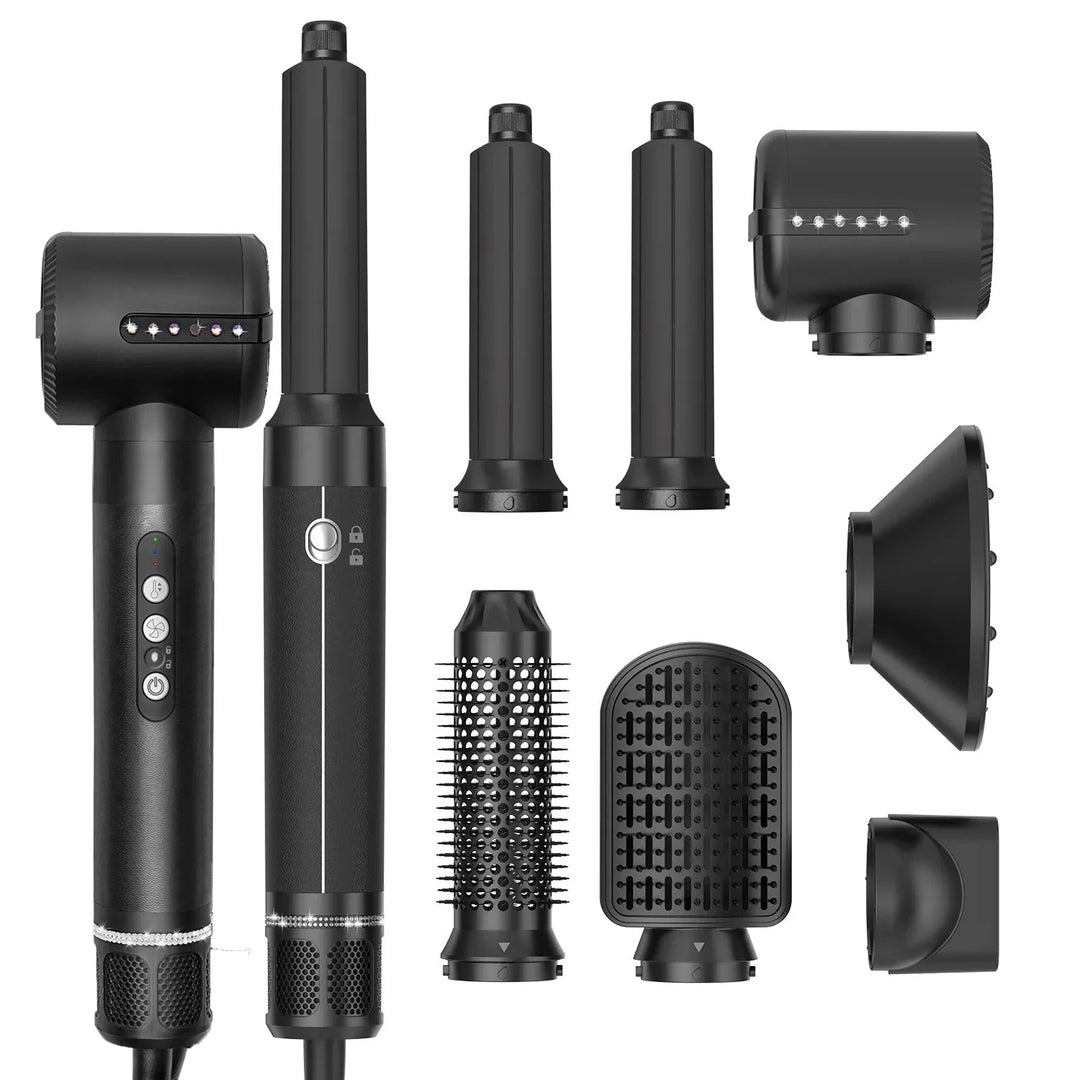 Stornfield | 7-in-1 Airwrap Hair Styler | Multi-Functional Styling Tool for Curls, Waves & Straightening