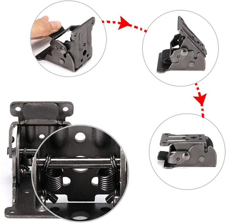 Foldable Hinge Mount | Smart Support for Small Spaces | Stornfield