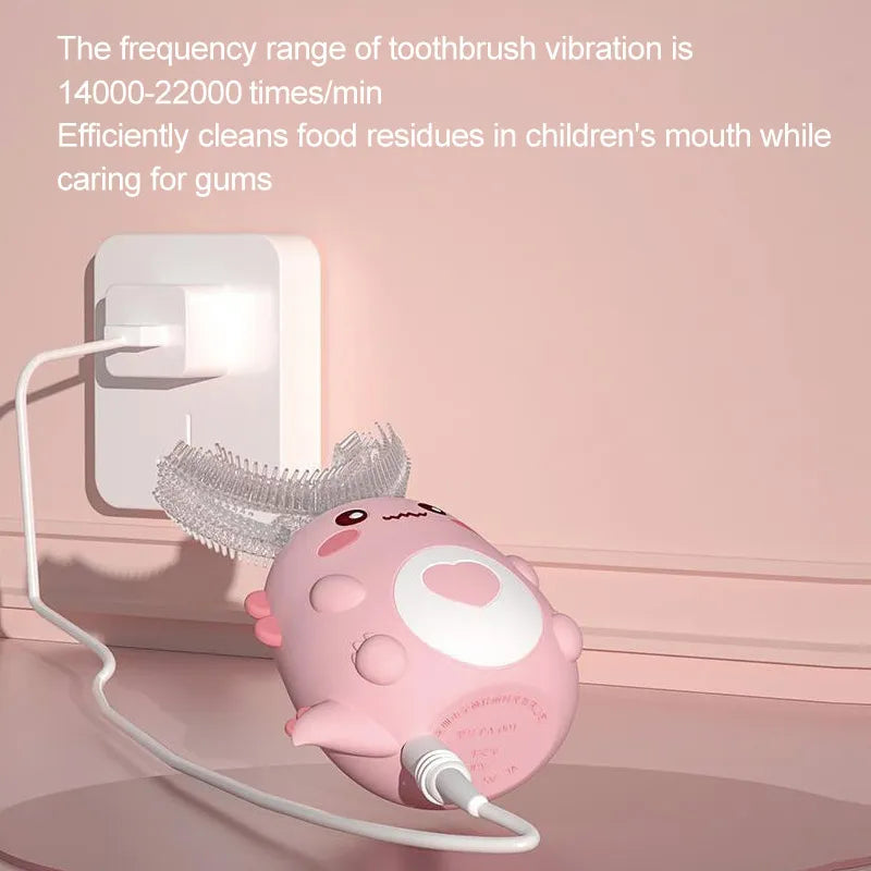U-shaped children's toothbrush | Fun, Quick, Gentle Clean | Stornfield
