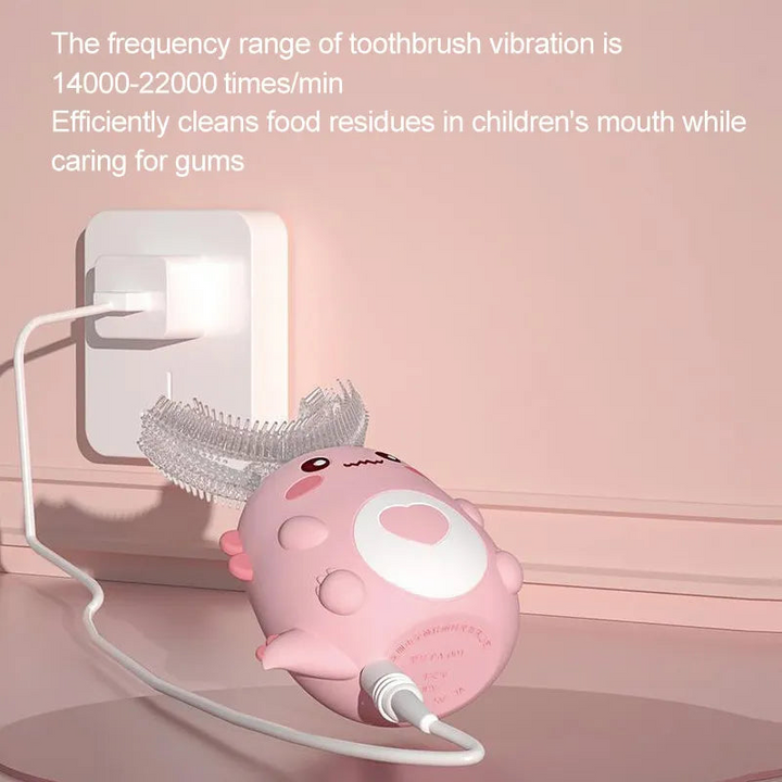 U-shaped children's toothbrush | Fun, Quick, Gentle Clean | Stornfield