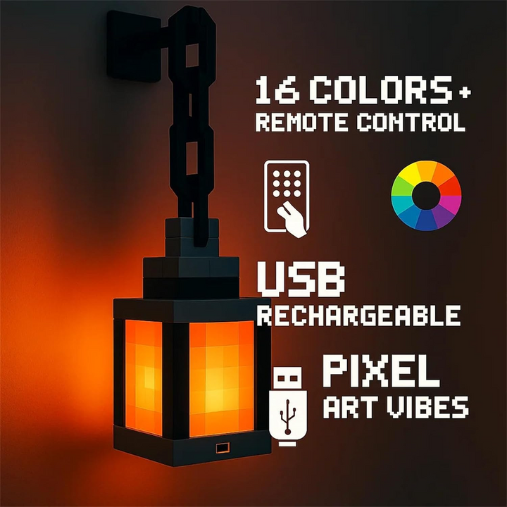 Pixel Lantern | Bring retro magic to any room | Stornfield