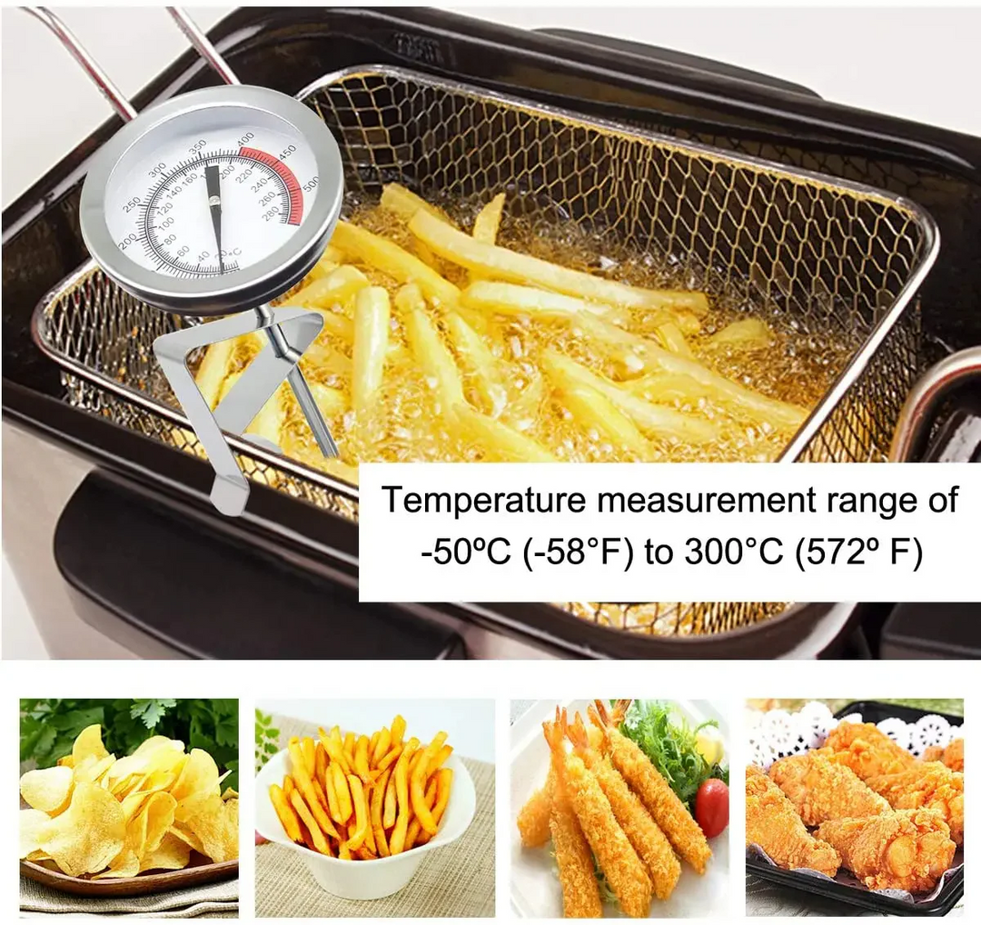 Stornfield | Stainless Steel Deep Fry Thermometer with Long Probe