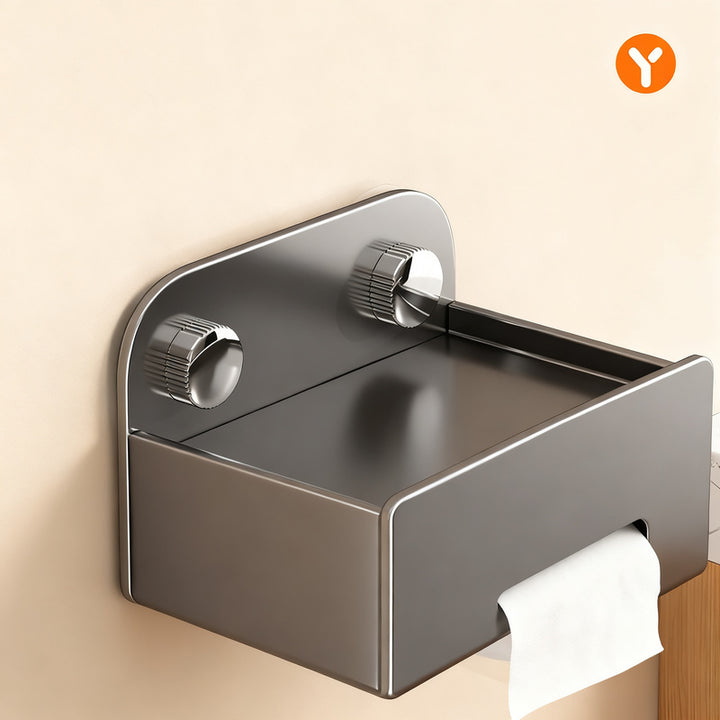Wall-mounted paper towel box, dual use