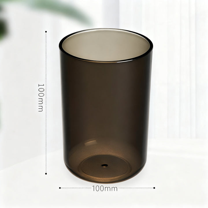 Toothbrush cup made of plastic