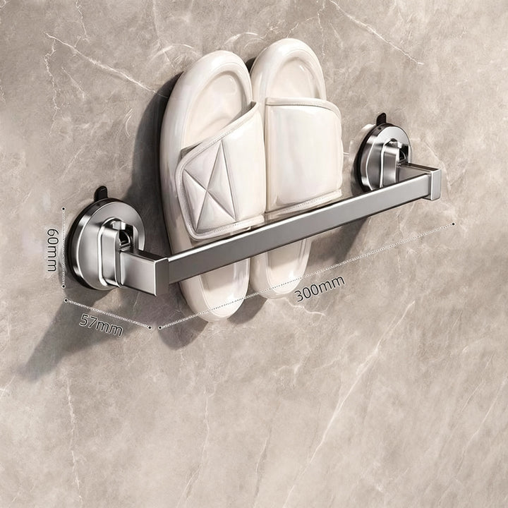 Bathroom slipper holder with suction cup, extendable