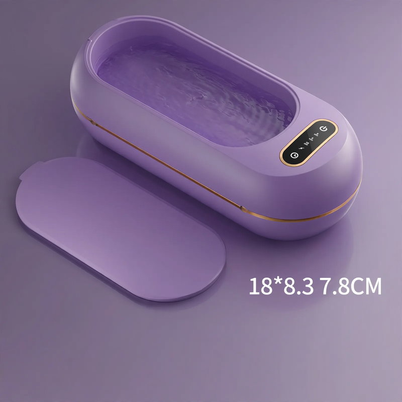 Ultrasonic cleaning device for glasses and jewelry