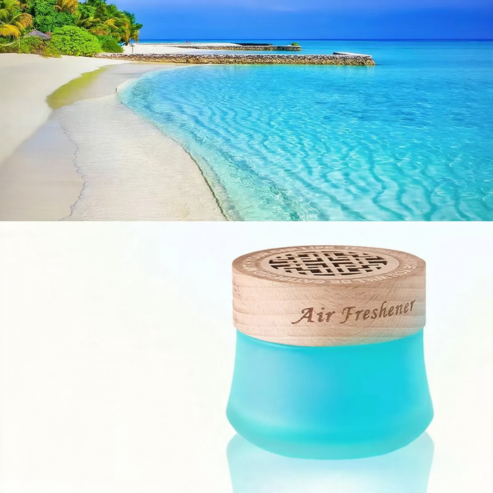 Glass air freshener with fragrance oil