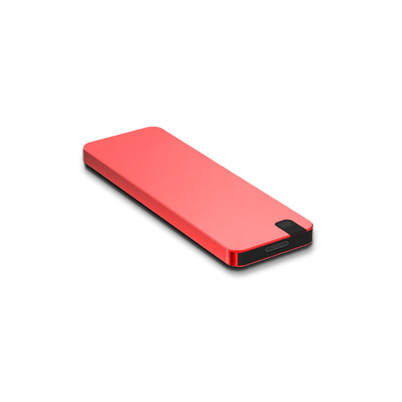 Portable SSD, metal, 105 × 32 × 8 mm