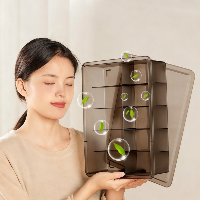 Lingerie organizer with compartments, 3-piece