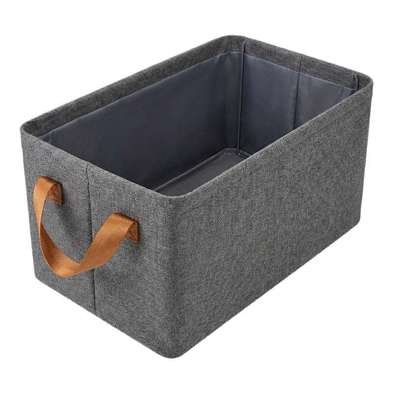 Fabric storage box for clothes, foldable