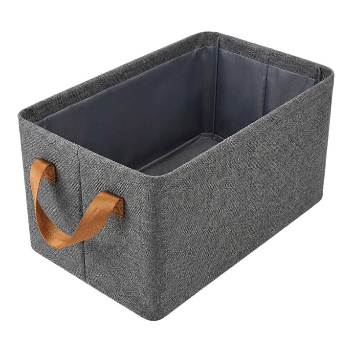 Fabric storage box for clothes, foldable