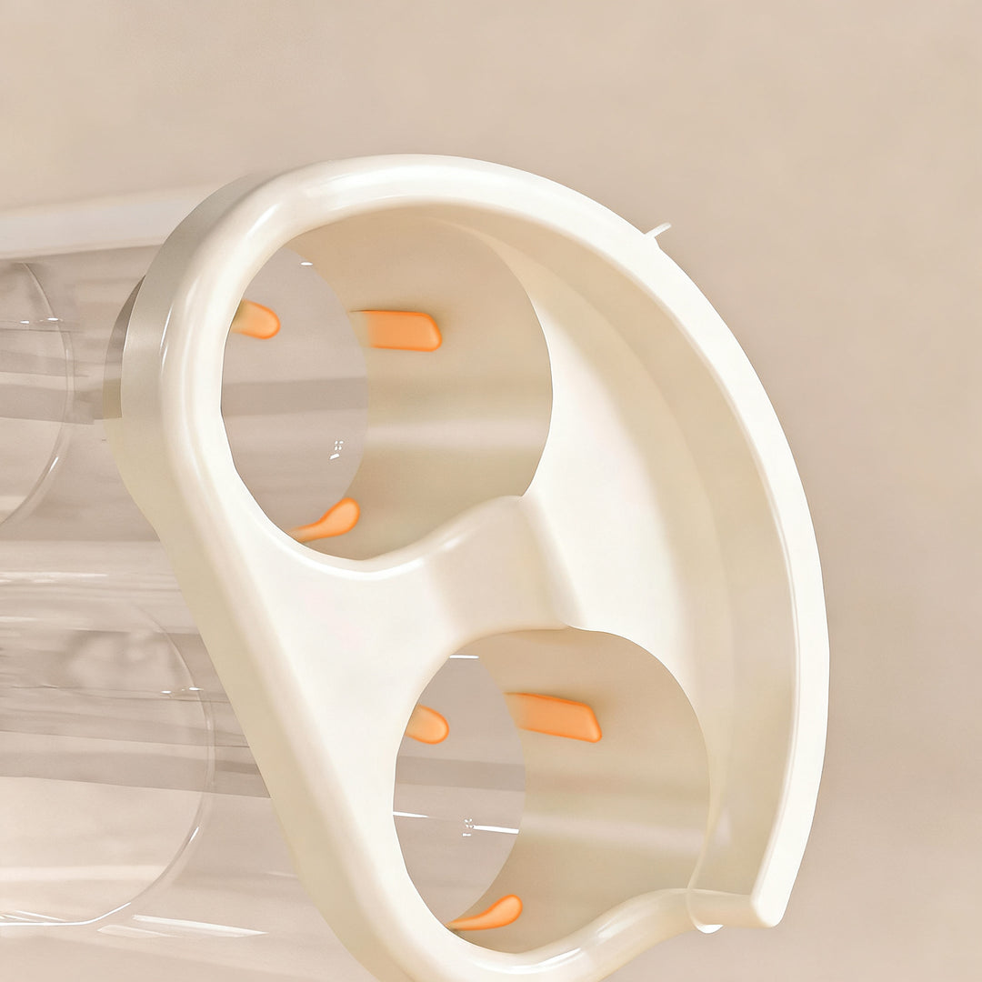 Wall-mounted cup holder, single and double