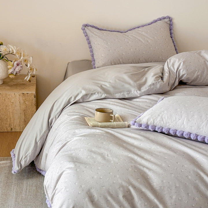 Cotton bedding set, mother-baby quality, floral pattern