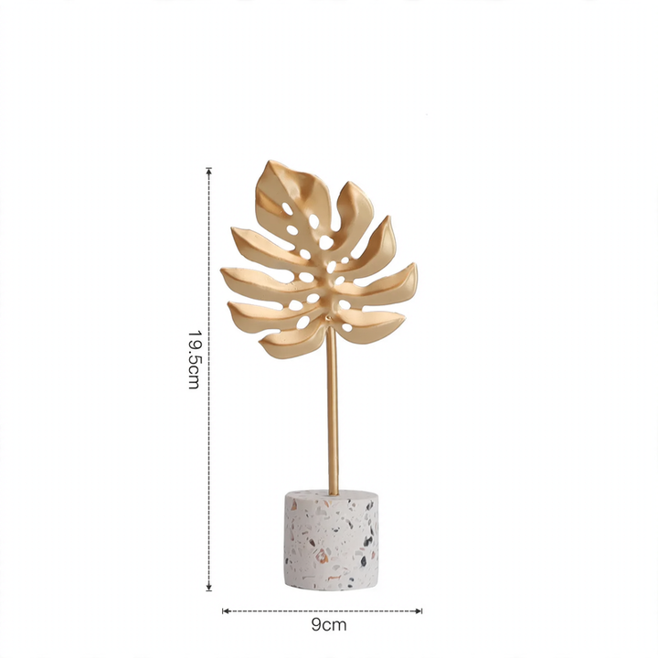 Iceflower decorative figure made of iron, modern