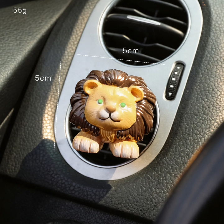 Cartoon car air freshener made of plastic
