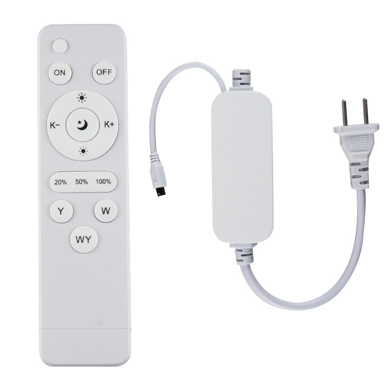 LED strip with remote control, 3 color change